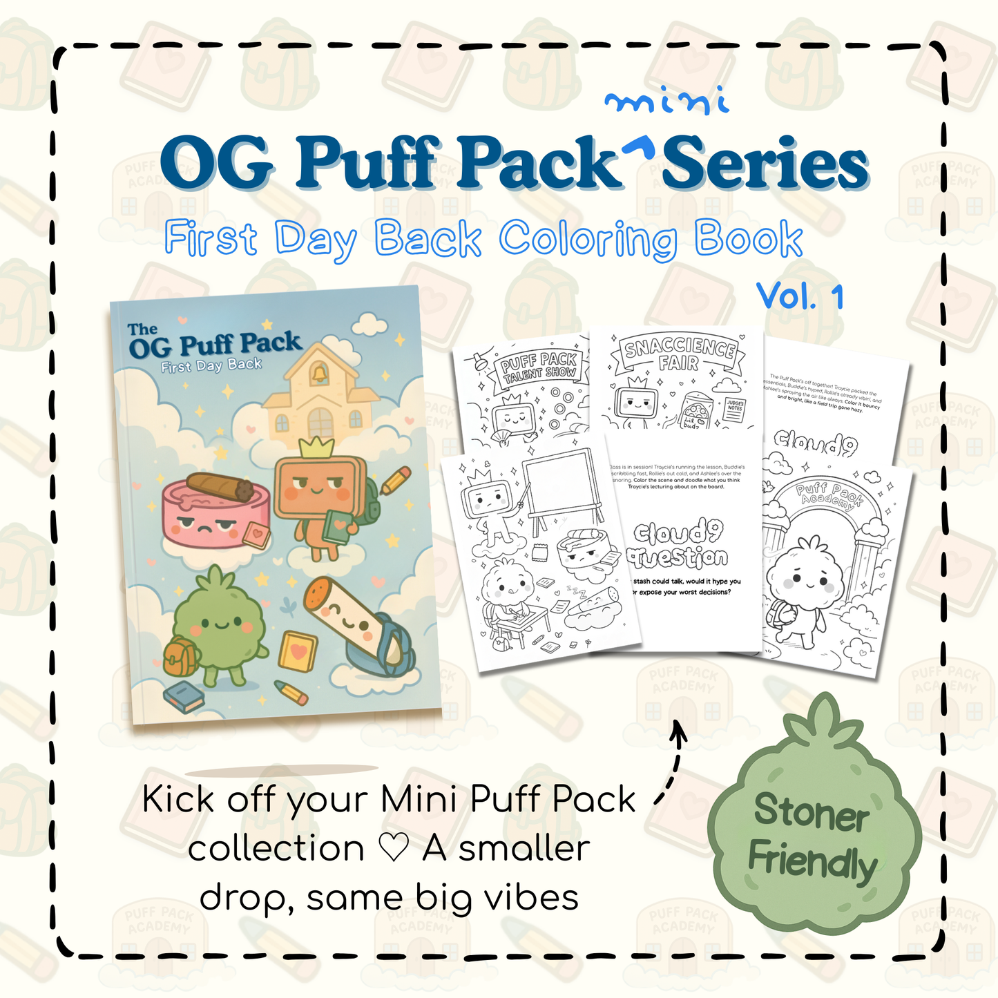 First Day Back Mini Digital Coloring Book