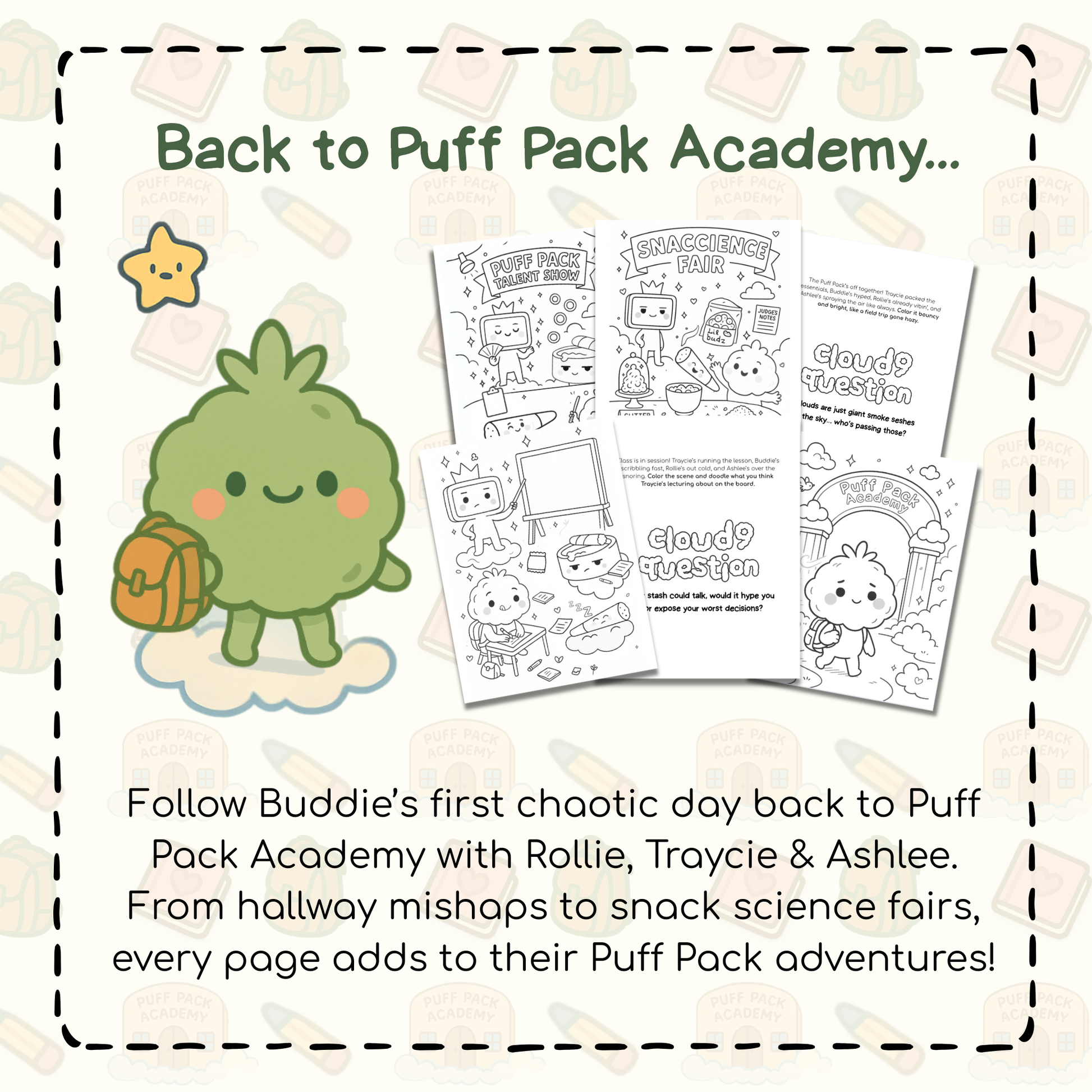 First Day Back Mini Digital Coloring Book