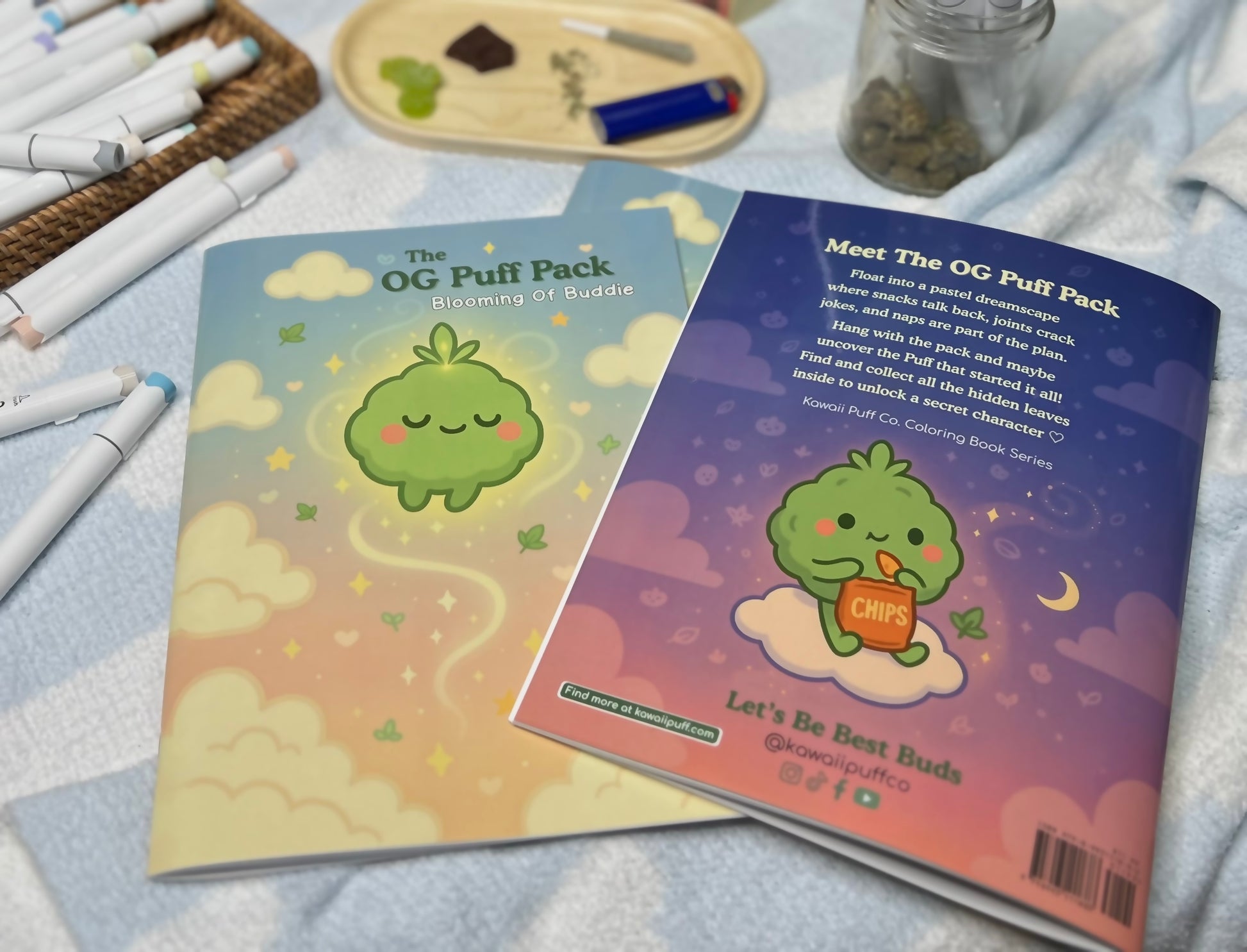 Blooming Of Buddie Print Coloring Book