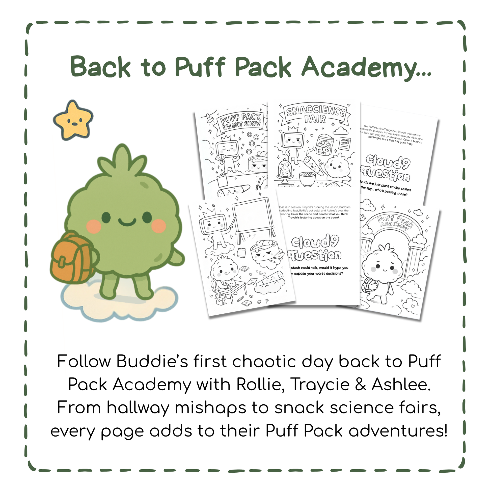 First Day Back Mini Digital Coloring Book