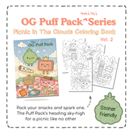 Picnic In The Clouds Mini Digital Coloring Book